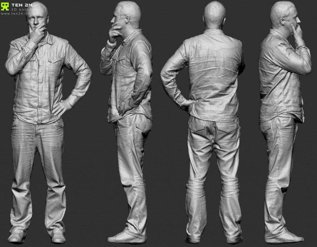Capturing a pose (5 Second body Scan) – Ten24